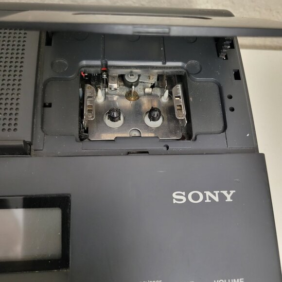 Sony BM-840 Desktop Microcassette Transcriber Unit ONLY+ Pedal+ Headphones Works - Picture 5 of 9